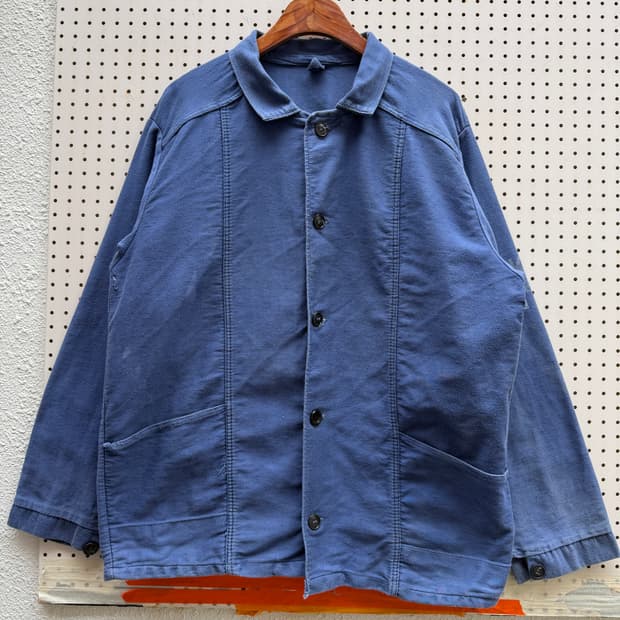 OLD WASHED HAIRY MOLESKIN 빈티지 몰스킨워크자켓