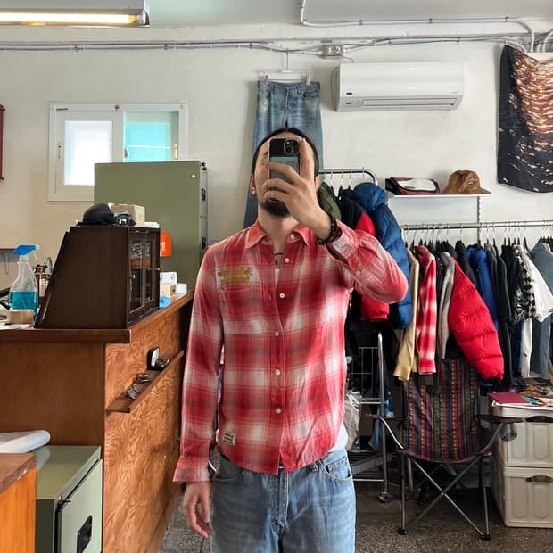 와코마리아 체크셔츠