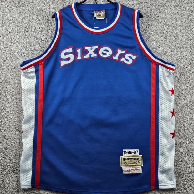 미첼앤네스 NBA 필라델피아 세븐티식서스 유니폼 (XL)/ 12268