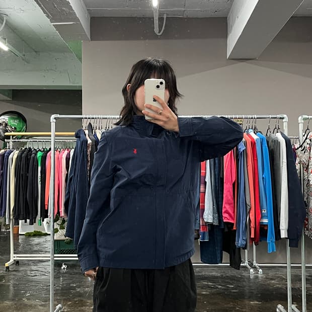 POLO RALPH LAUREN 네이비 후드 자켓