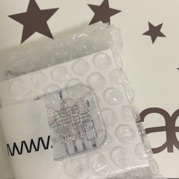 aeae 이어폰 미개봉 새상품 레드 c타입