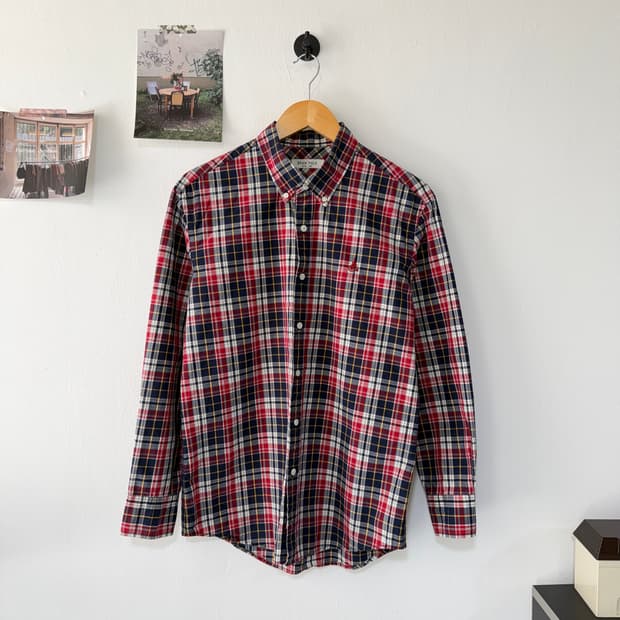 [100] 빈폴 슬림핏 체크셔츠