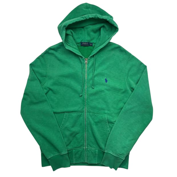 폴로 랄프로렌 블루 포니 그린 후드집업 M
