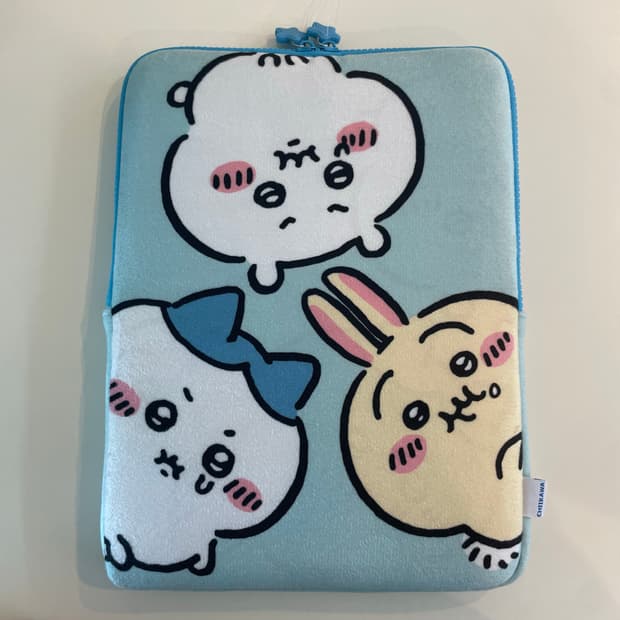 치이카와 먼작귀 태블릿 아이패드 갤럭시탭 파우치 우사기 가르마