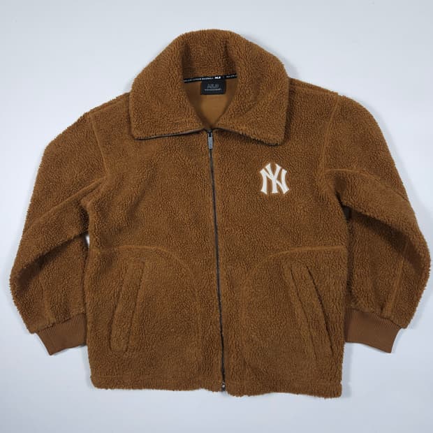 MLB 뉴욕양키즈 뽀글이 후리스