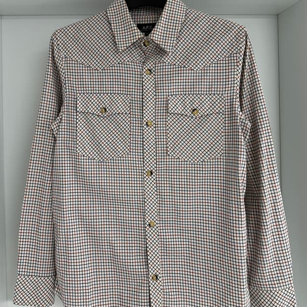 [아페세 /A.P.C ] 체크 패턴 셔츠