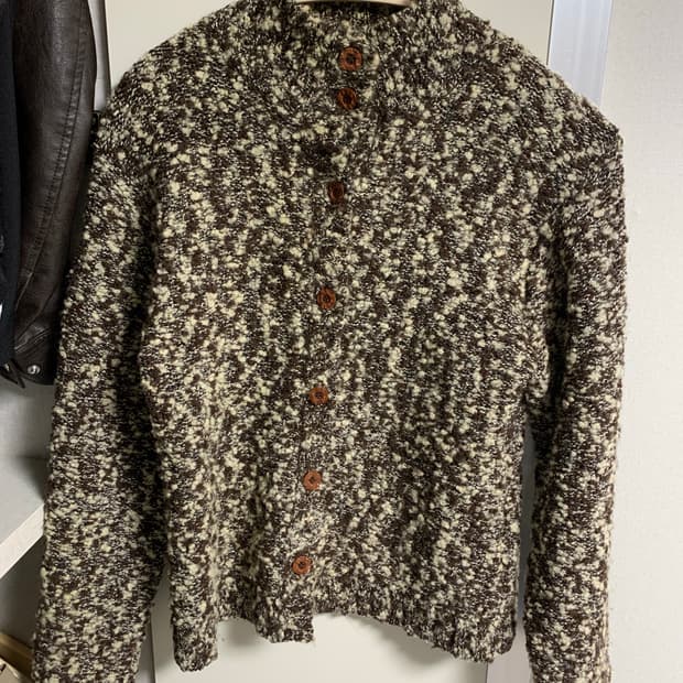 빈티지 울 니트 가디건