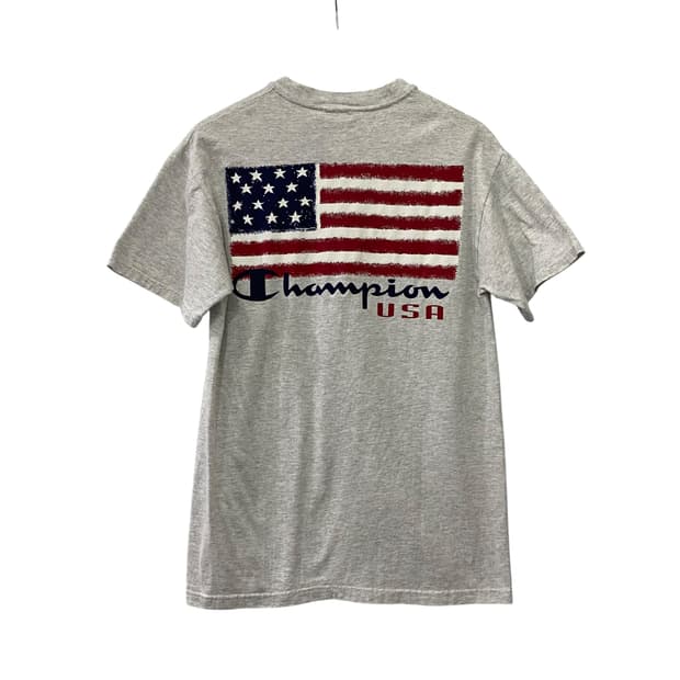 챔피온 USA 빅로고 반팔티셔츠(M)
