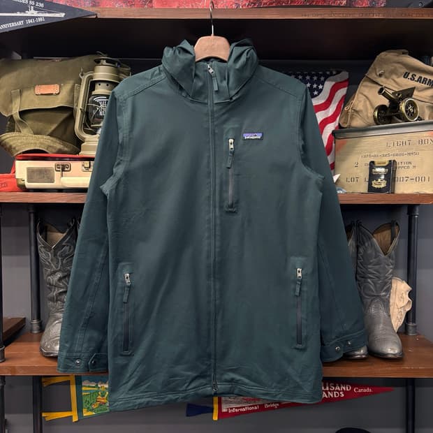 파타고니아 테크페이스 트레스파카 레인코트 후드탈부착 N593