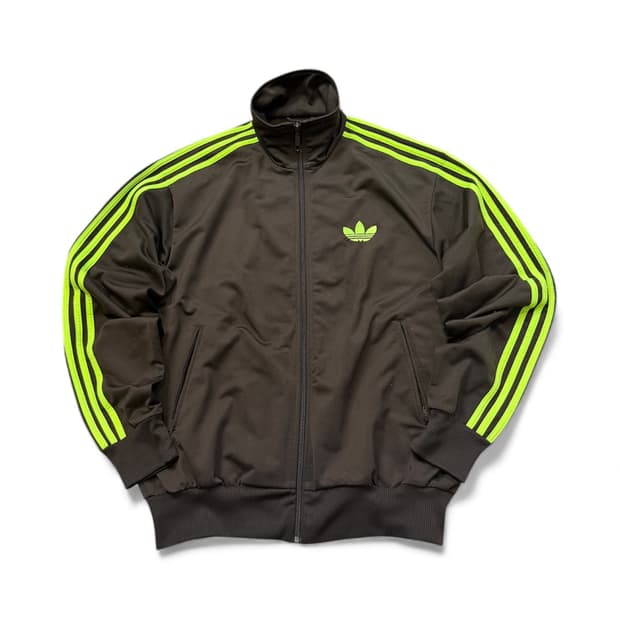 아디다스 구 파이어버드 초코브라운 트랙탑 져지