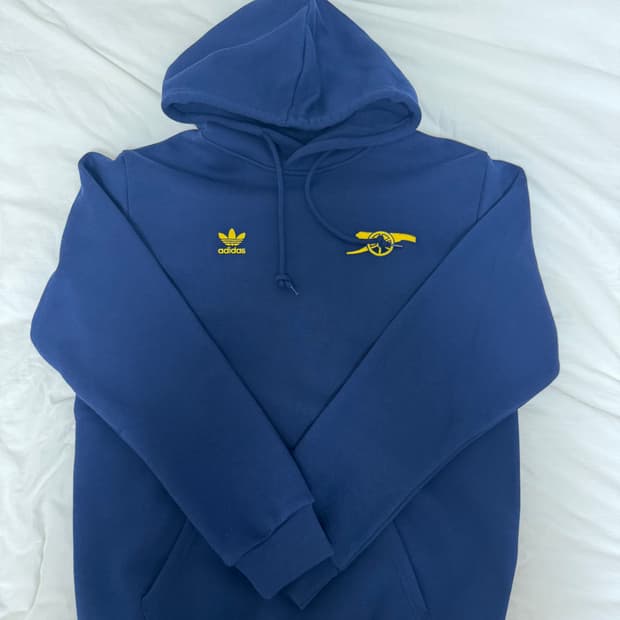 아디다스 오리지널스 아스날 기모 후드티 L