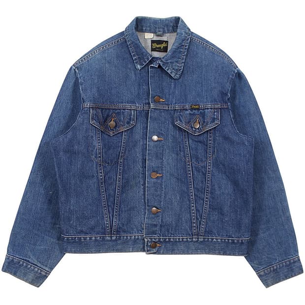 1970s USA 랭글러 127MJ 데님 자켓 빈티지 미국제