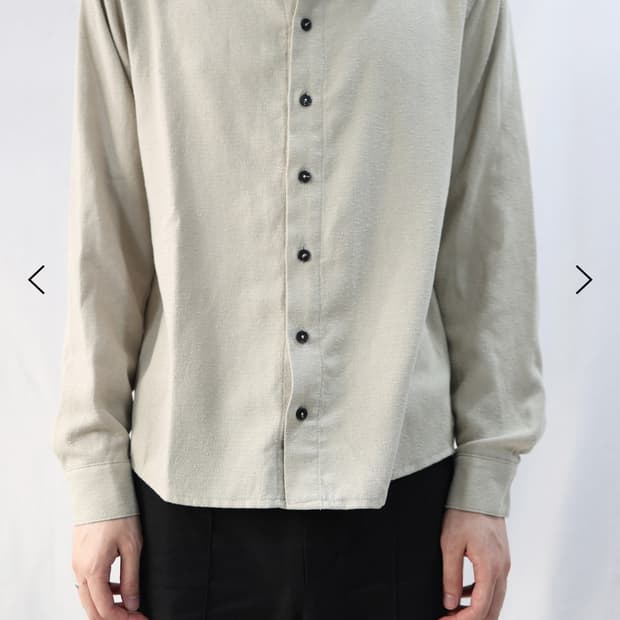 레스les 테일러드 셔츠 베이지 2사이즈