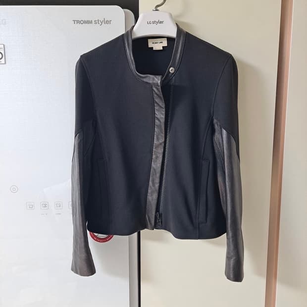 Helmut Lang HELMUT LANG 헬무트랭- 레더 울 오버랩 스