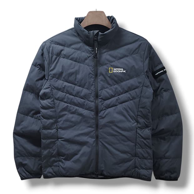 [100] 내셔널지오그래픽 블랙 경량 패딩 자켓