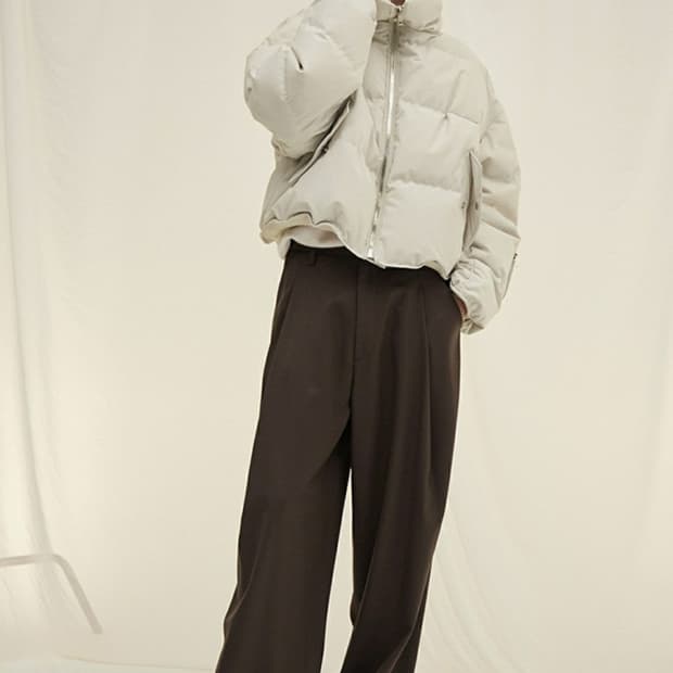 시스템옴므 파리컬렉션 크롭 패딩 팝니다 우영미 타임옴므 솔리드옴므