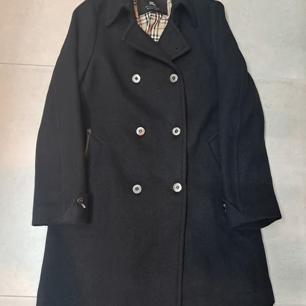 버버리 블랙 라벨 더블 코트 L(정품)