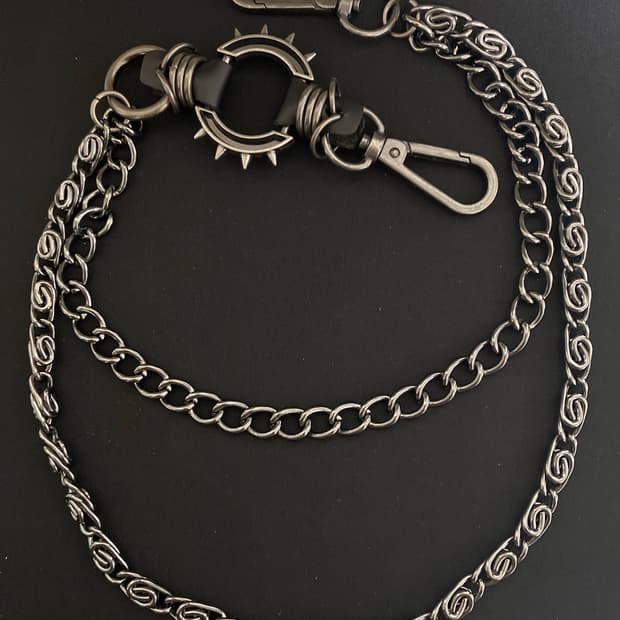 스파이크 헤비 체인 키링