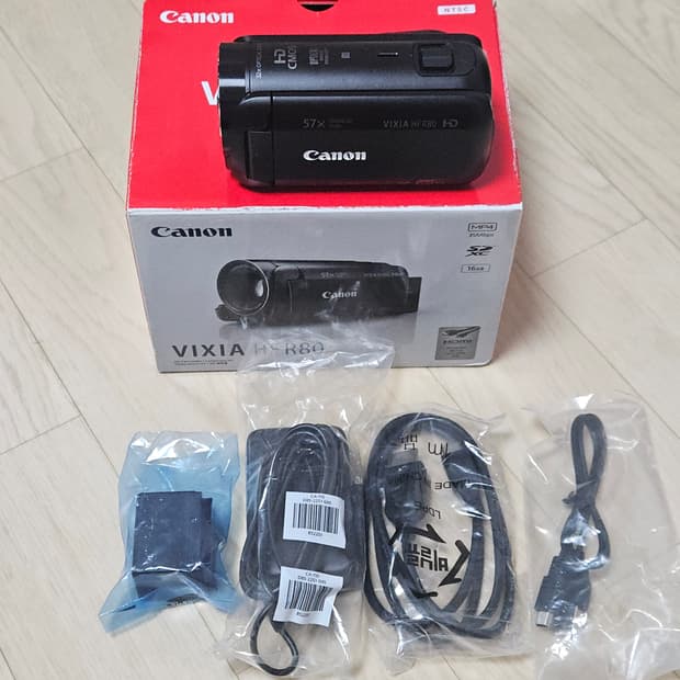 (민트급) 캐논 VIXIA HF R80 캠코더 블랙 한글판