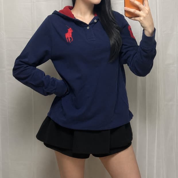 폴로 랄프로렌 컬러블록 럭비 폴로 셔츠 