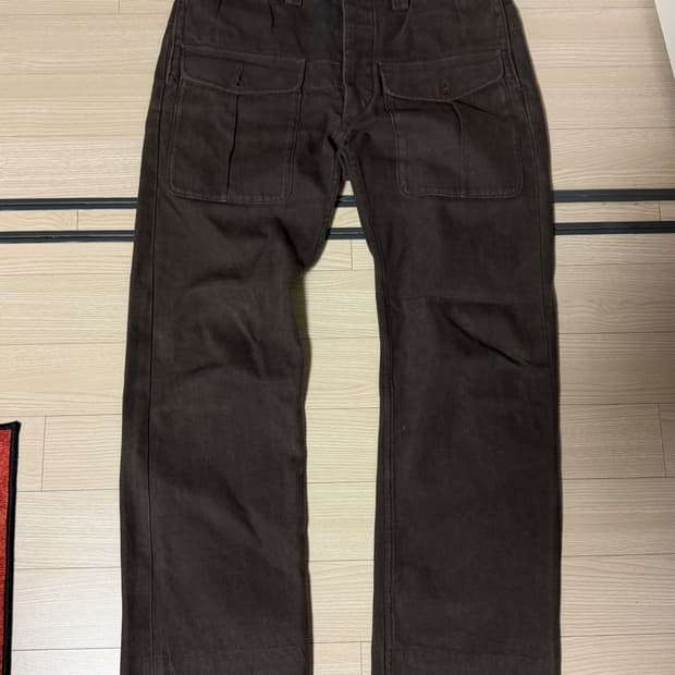 더블알엘 RRL 브라운 워크팬츠 32