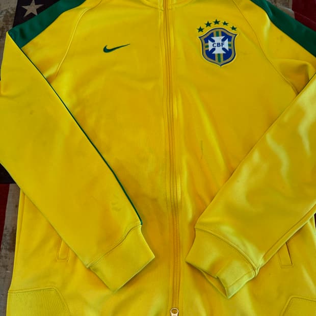 빈티지 나이키 브라질 트랙탑