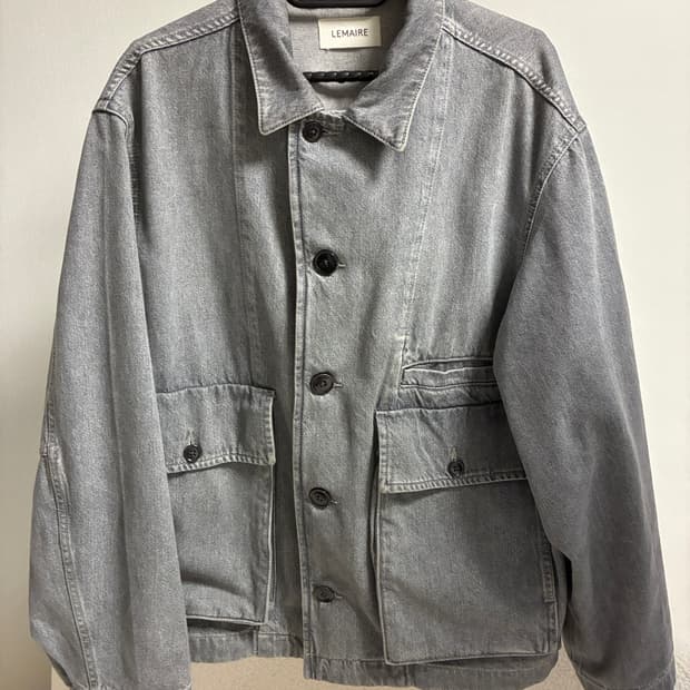 LEMAIRE 그레이 데님 재킷