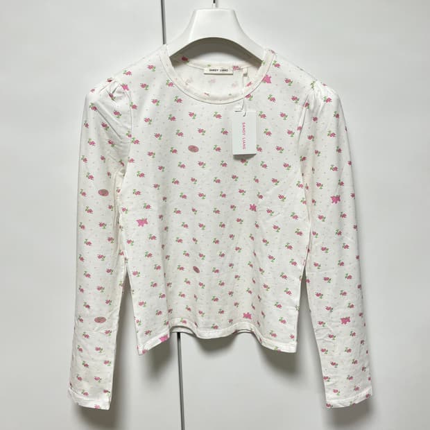 [M]샌디리앙 25fw 플라워 냅 티셔츠