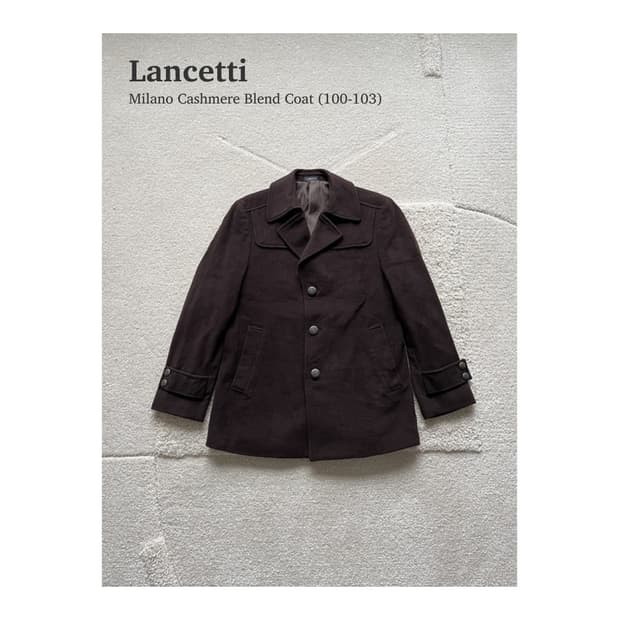 란세티 밀라노 캐시미어 블랜드 코트 (100-103)