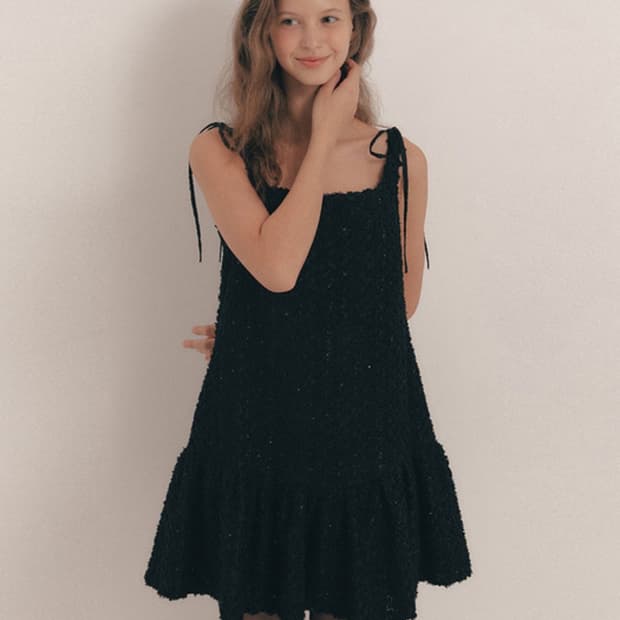 ✨새상품✨플로움 미니 뷔스티에 원피스 블랙 S