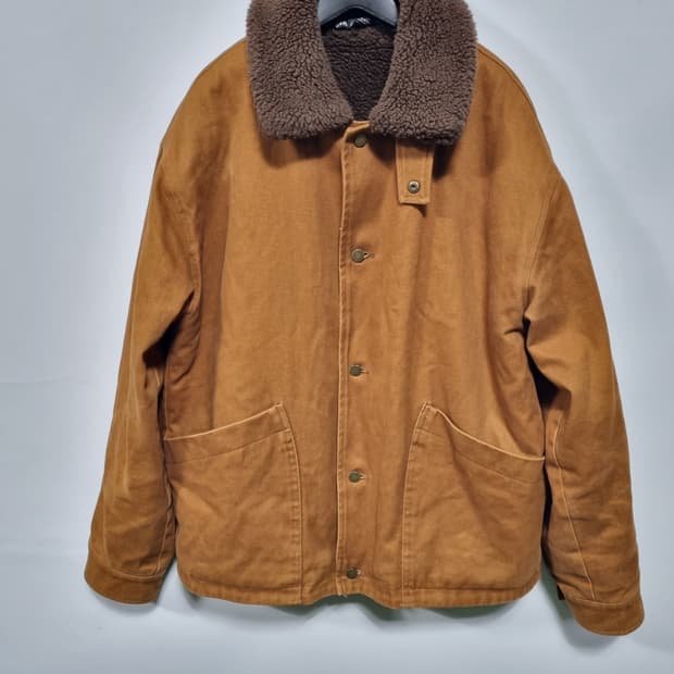 자라(zara)후리스 안감 데님자켓 XL