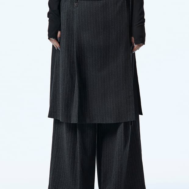 (새상품) 트리밍버드 Overlap Pants,차콜,3사이즈