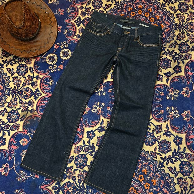 Raw Buck by 버커루 포켓 스티치 부츠컷 데님 팬츠 