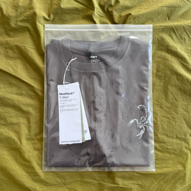 [3] 새티스파이 모스테크 티셔츠 썬 블리치드 브라운 새상품급