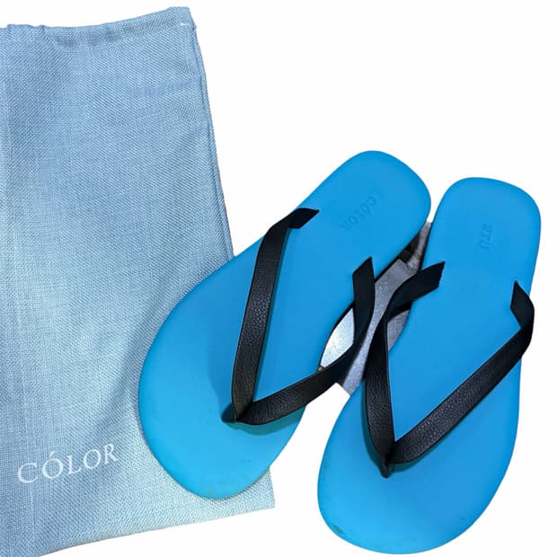 STU COLOR 플립플랍 스카이블루