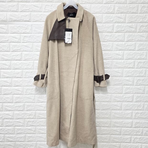 택포// Free J CoCo 여성 모혼방 롱 코트 새상품