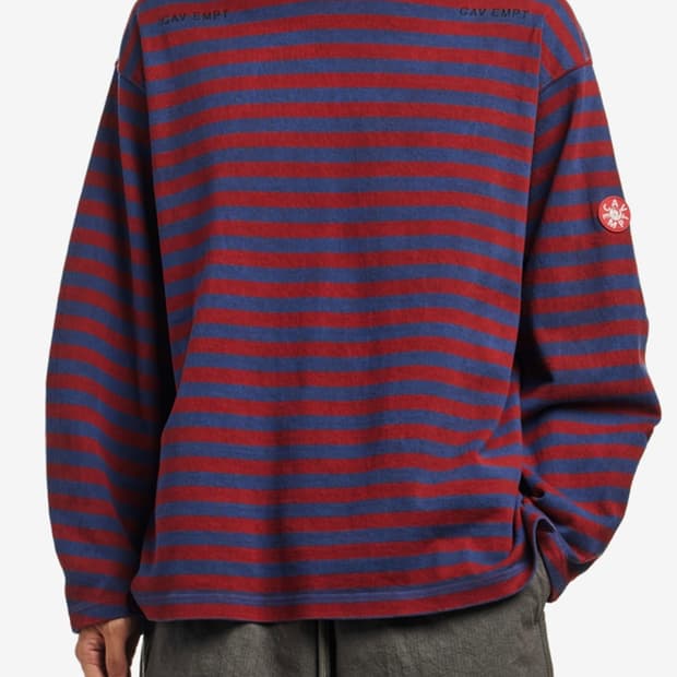카브엠트 OVERDYE STRIPE LONG SLEEVE L사이즈