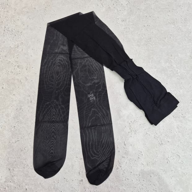 일본제 블랙 리본 서포트 팬티 스타킹