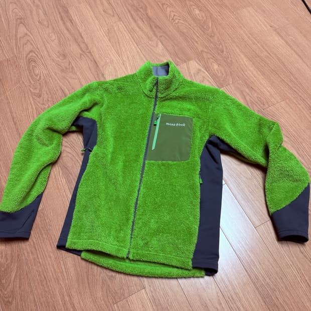 몽벨 후리스 자켓 그린 M사이즈