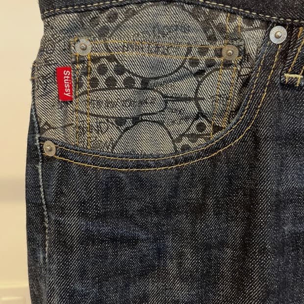 Stussy Pattern Pocket Denim Jeans