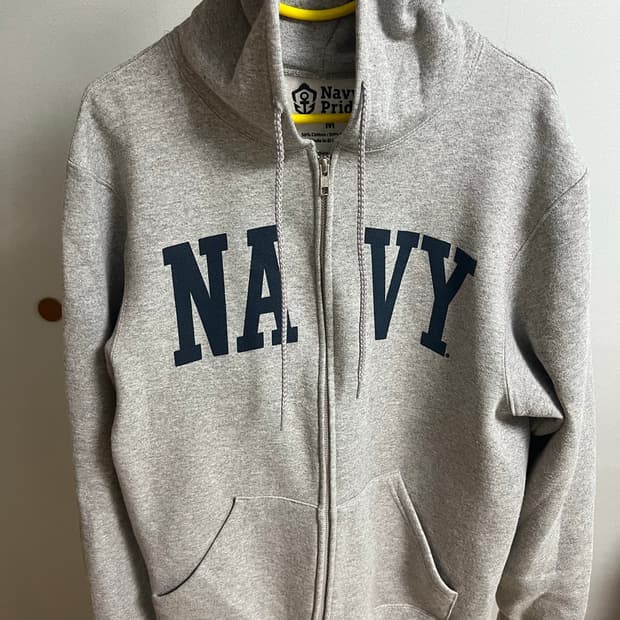 US Millitary NAVY 후드집업