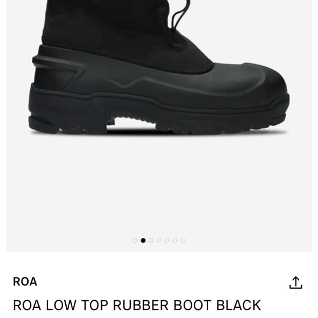 (Roa)로아 로루 탑 루버 부츠 42