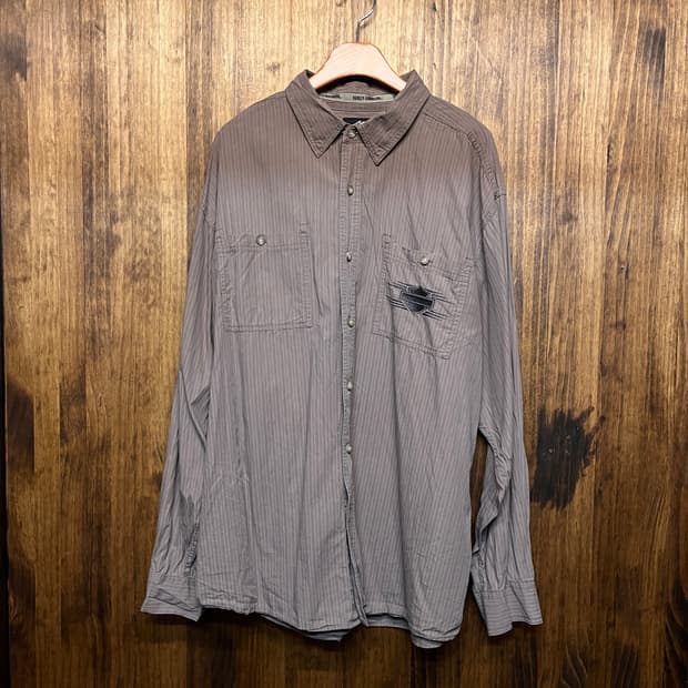 Harley Davidson striped shirt