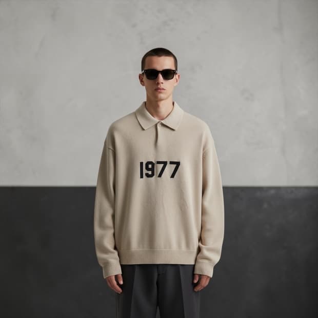 S/ 피어오브갓 에센셜 1977 카라 니트