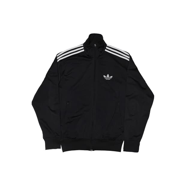 아디다스 실버 실크 삼선 트레이닝 블랙 저지