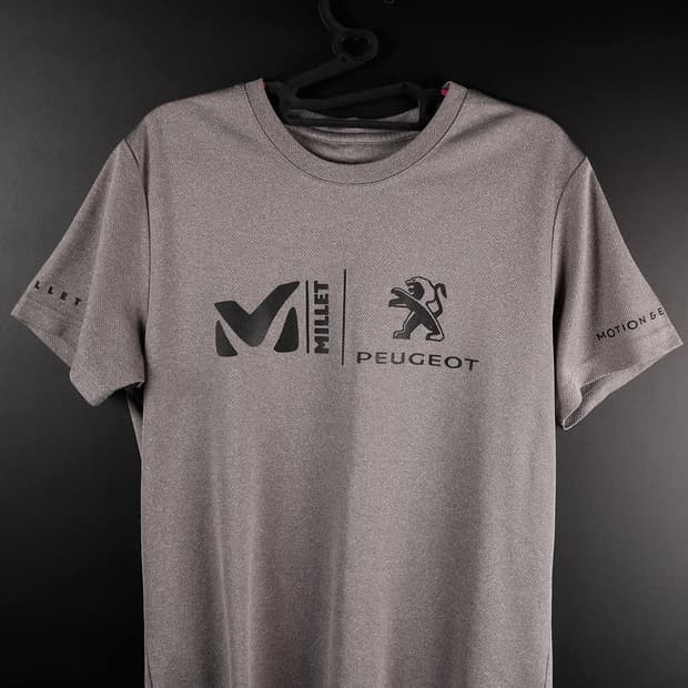 밀레골프X푸조 반팔 티셔츠