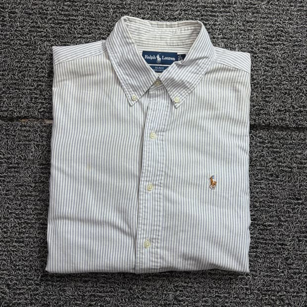 폴로 랄프로렌 포니로고 클래식핏 스트라이프 옥스퍼드 셔츠 2109