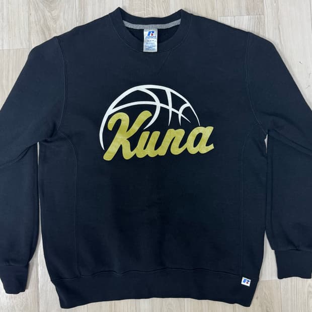 [러셀] 빈티지 러셀 프린트 로고 스웨트 셔츠