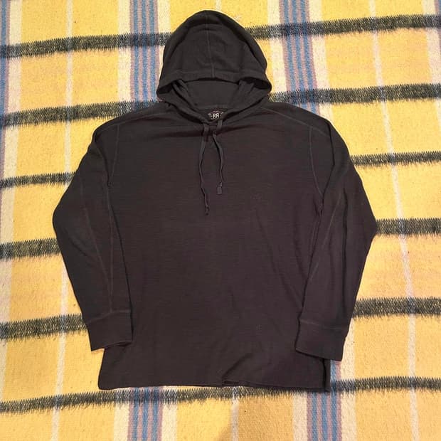 RRL 더블알엘 와플 니트 후디