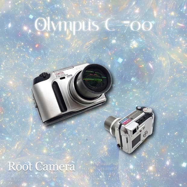 올림푸스 CAMEDIA C-700 빈티지 디카 디지털카메라